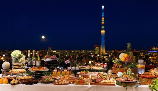 【浅草ビューホテル】【高層階レストラン】豪華食材を使ったクリスマスディナーコース！夜景とともに特別なひとときを