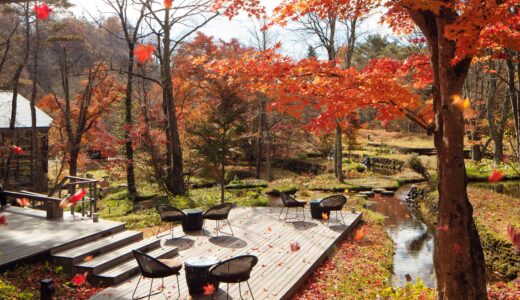 【星のや軽井沢】紅葉に染まる谷あいで五感を満たす至福の休日